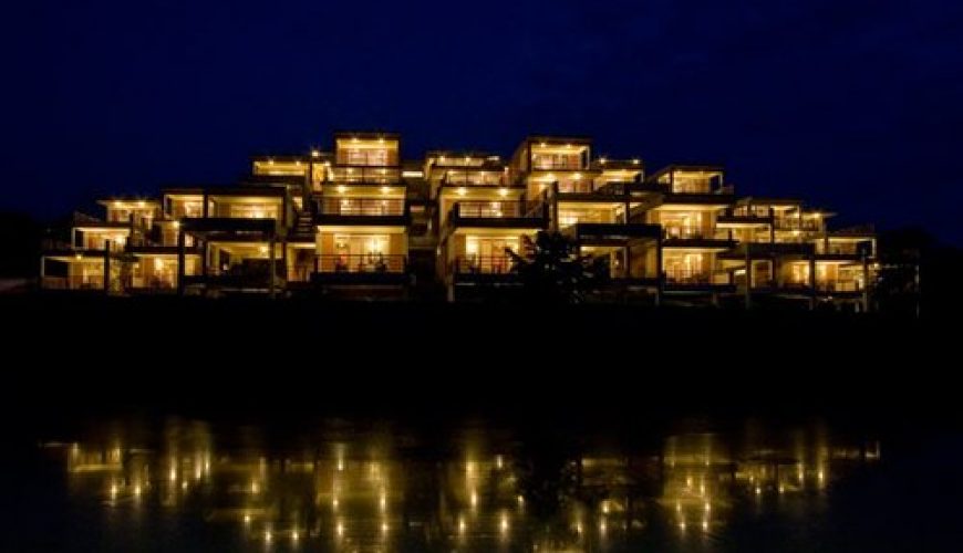 Image of a Hotel at night